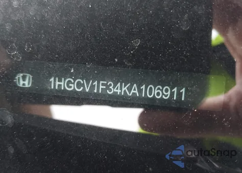 2019 Honda Accord Sport z USA, uszkodzony, nr VIN 1HGCV1F34KA106911